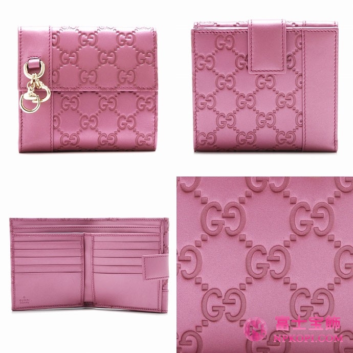 GUCCI/グッチ SIENNAグッチシマGG柄2つ折り財布 270028 AHB1G 5517 